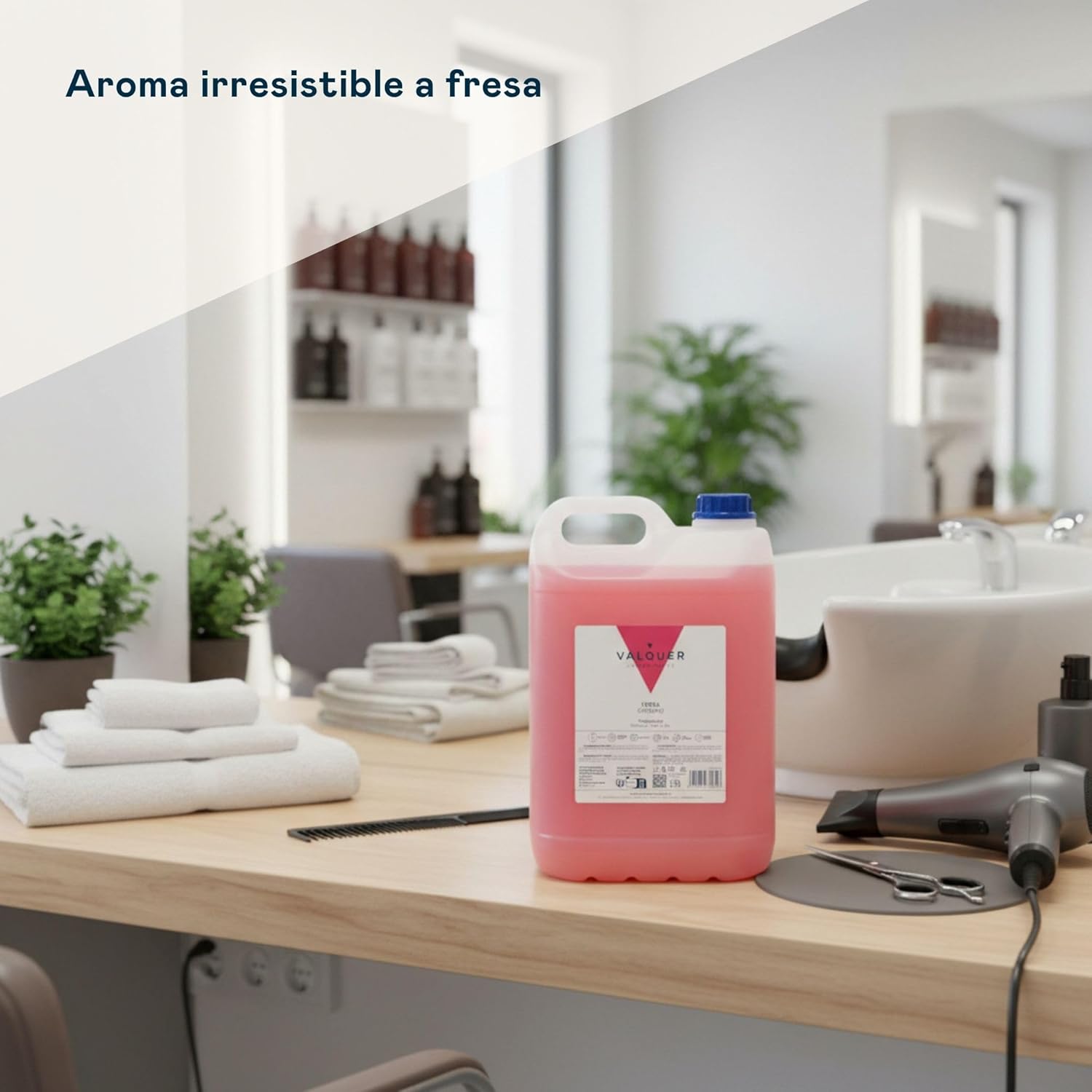 CHAMPÚ FRESA 5000ML VALQUER - Imagen 6